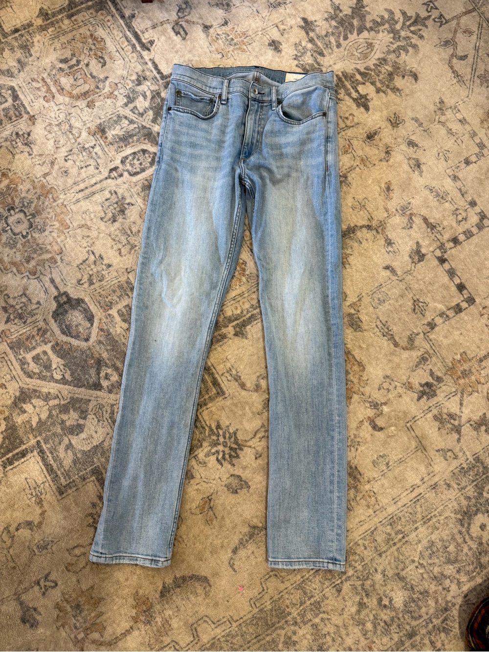 rag & bone Light Wash Skinny Men's Jeans